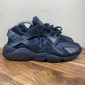 Nike Air Huarache Triple Black Mens Black Size 9.5 Running Shoes DD1068-002